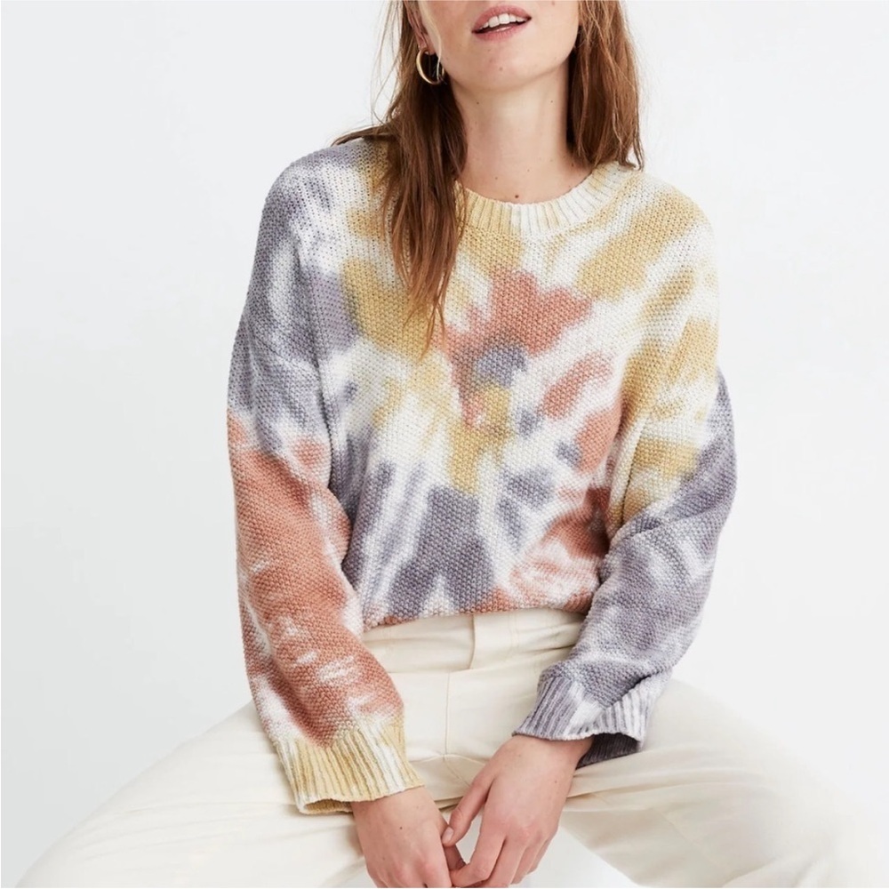 Madewell Tie-Dye Westford Pullover
Lighthouse Cream Yellow Knit Sweater